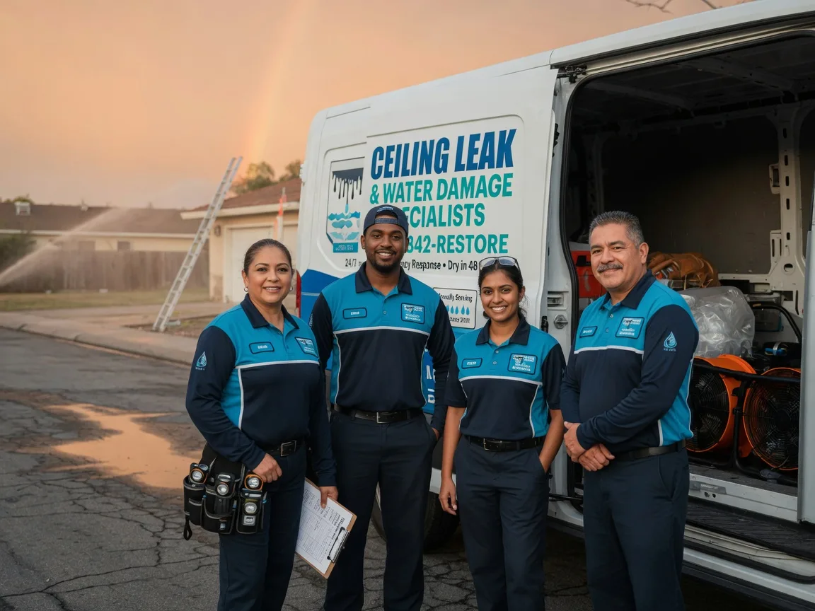 Ceiling Leak Cleanup company in Swisshome, OR